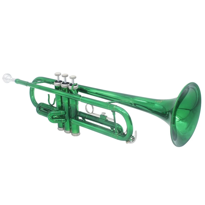 Slade Bb труба B плоская прочная Латунная Труба Начинающий музыкальный инструмент с мундштуком перчатки и изысканный Gig мешок