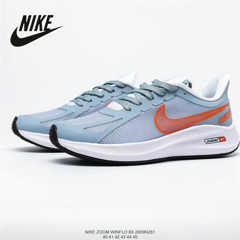 Оригинальные мужские легкие дышащие кроссовки Nike Zoom Winflo 8X повседневная