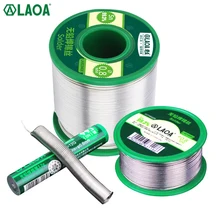 LAOA Active Lead-free Solder Wire 0.8mm for Electric Soldering Iron Welding Belt Rosin Core Tin 99.3% Contained High Purity Tin