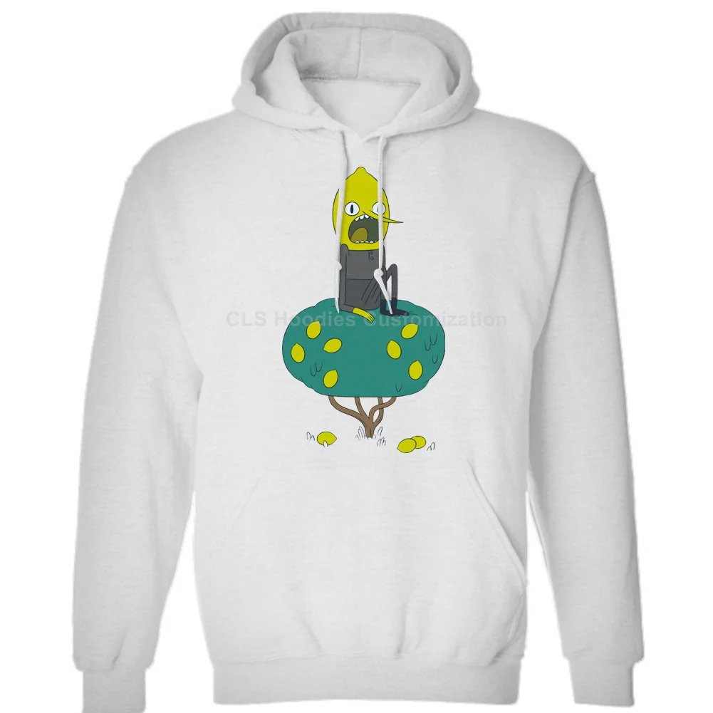 Adventure Time LEMONGRAB для взрослых Heather унисекс Мужские Женские зимние толстовки