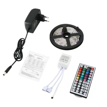 

Bluetooth LED Strip Lights 300 led RGB 5050 SMD Flexible Ribbon Non Waterproof LED Lamp 5M Tape Diode DC 12V Bluetooth Control