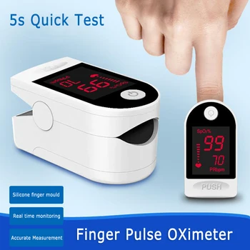 

New LED Finger Pulse Oximeter Household Portable Fingertip Finger Pulse Oximeter Portable Blood Oxygen Saturation Monitor