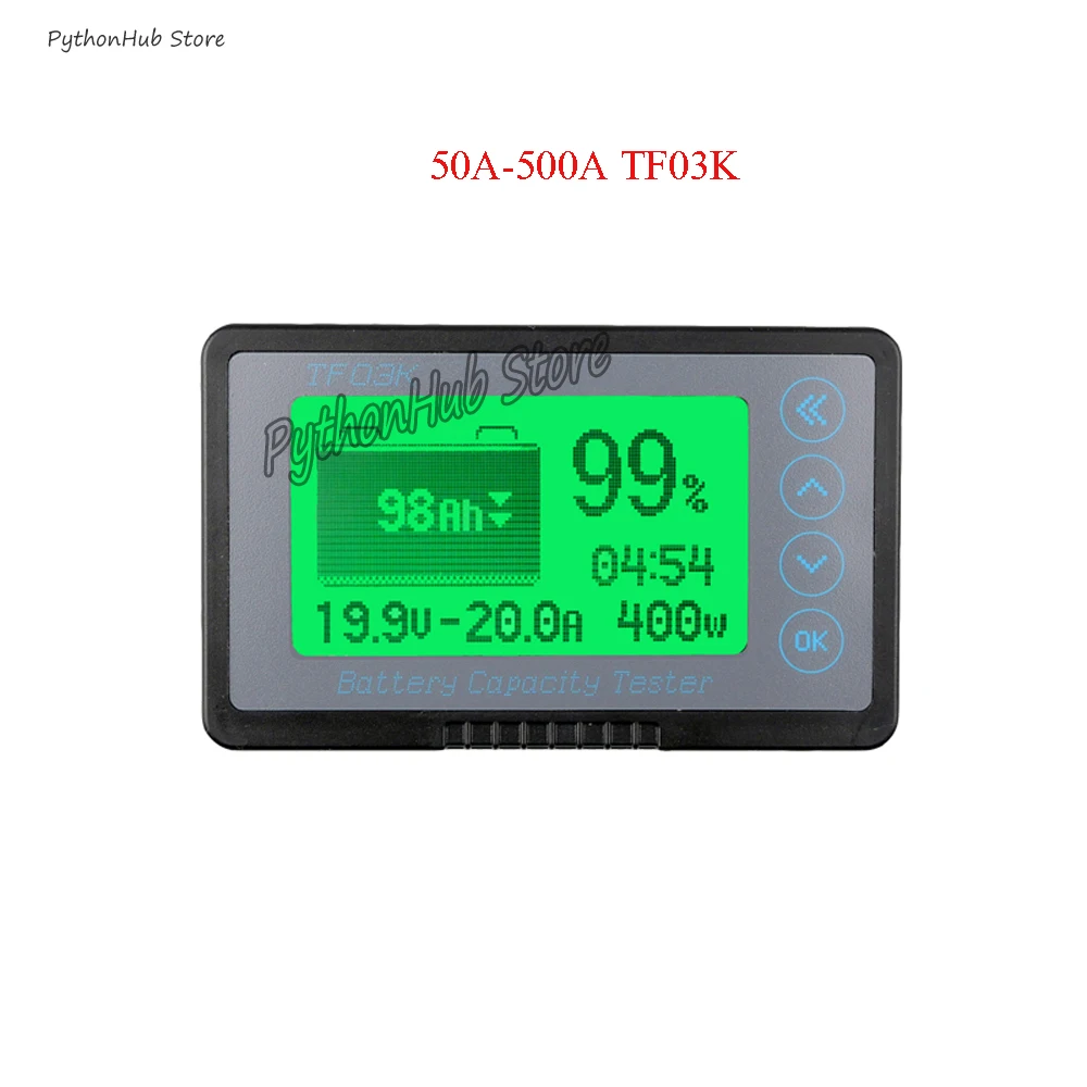 50A-500A TF03K Coulomb Meter with Shell, Electric Car, Touring Car Battery, Battery Power Indicator afbeelding