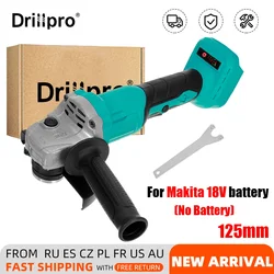 Novo 125mm brushless sem fio impacto ângulo moedor de velocidade variável diy ferramentas elétricas máquina corte polidor para makita 18v bateria