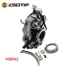 Zsdtrp carb carburador substituir para mikuni hsr tm42 42mm fácil kit carbs para harley mikuni evo evolução twin cam carby novo