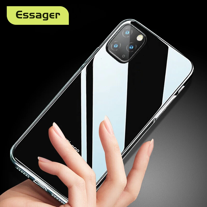 Essager Soft Silicone Phone Case For iPhone Xs Max XR X 8 7 6 6S Plus 5 S SE Clear TPU Cover Carcasa 7Plus Coque | Мобильные