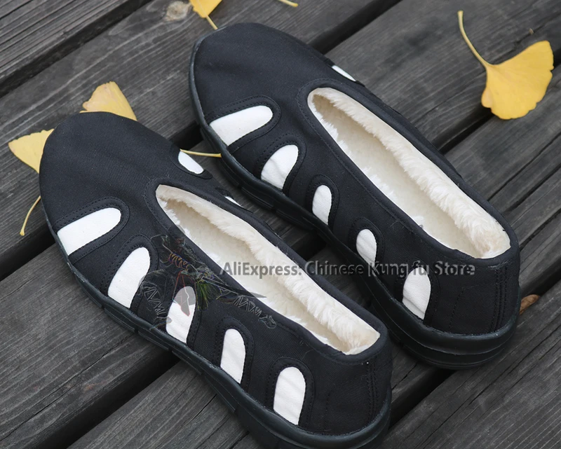 Men's Women's Winter Tai Chi Shoes Wudang Taoist Sneakers Kung fu Martial arts Shoes Wushu Wing Chun Footwear