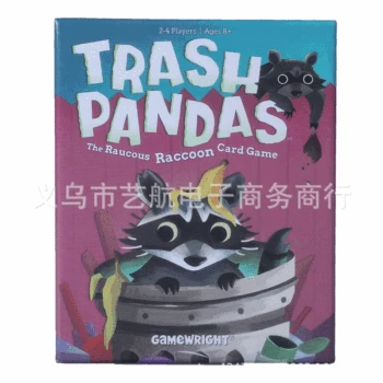 

English version trash pandas trash panda board game card toys a large number of spot