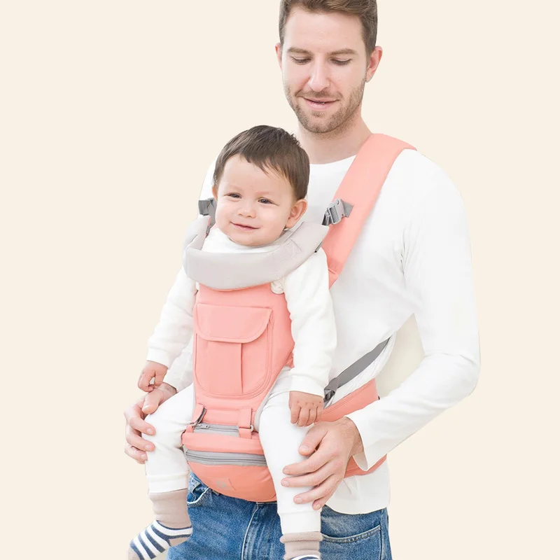 

Kid Baby Carrier Ergonomic Infant Baby Hipseat Sling Front Facing Kangaroo Baby Wrap Carrier for Baby Travel 0-18 Months 1pcs