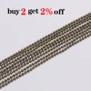 10m/lot Dia 1.2 1.5 2 mm Black Metal Ball Bead Chains Bulk for Diy Bracelet Necklace Jewelry Findings Making Supplie ► Photo 2/6
