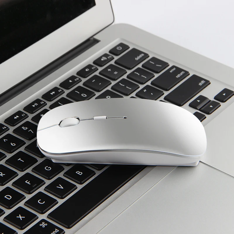 Портативная беспроводная Bluetooth мышь перезаряжаемая Бесшумная для ноутбука Xiaomi Air
