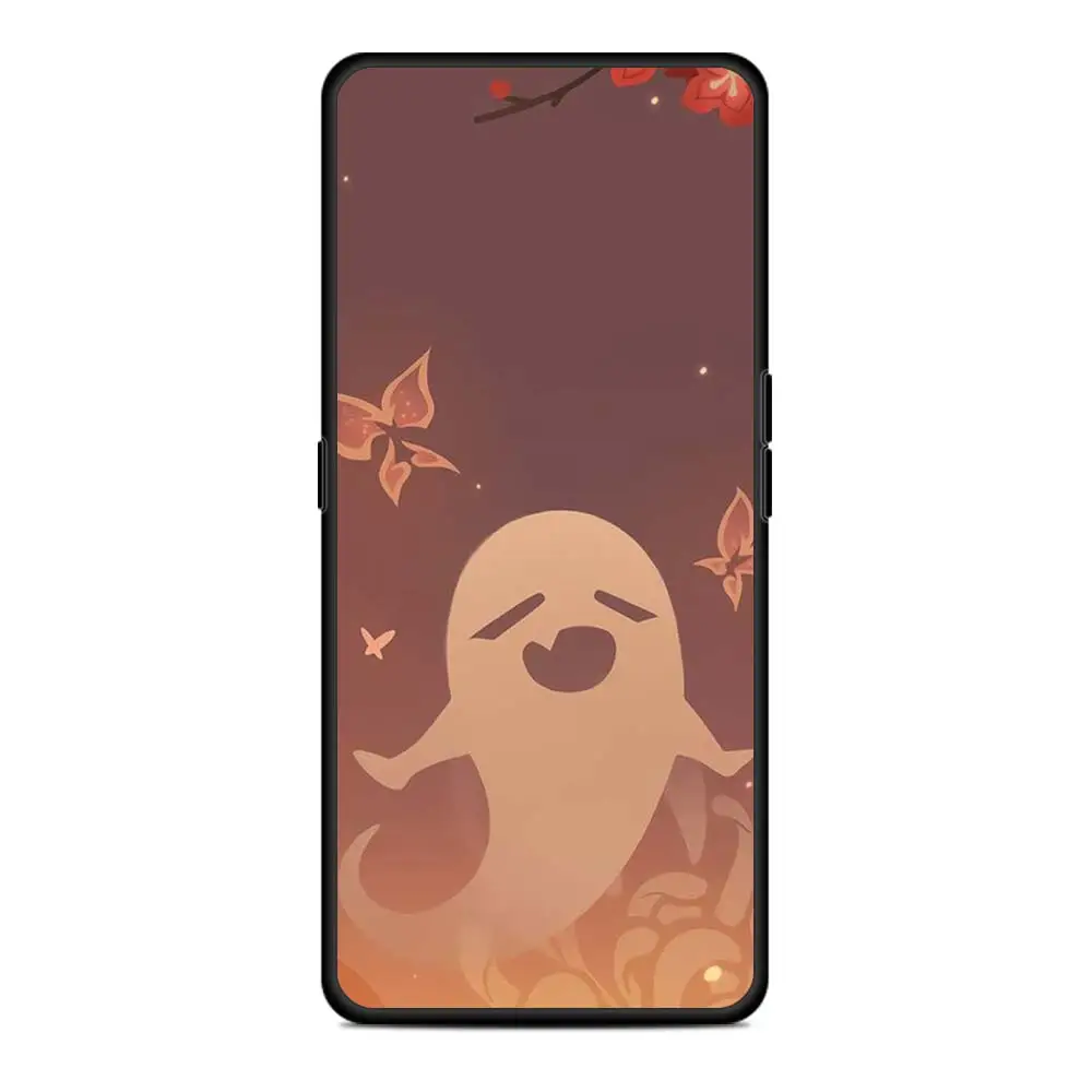 Genshin Impact Icon Case For Realme C3 5 6 7 8 Pro XT C15 X50 C11 C25 GT Neo Black Soft Silicone Phone Cover Shell V15 5G Funda