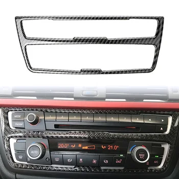 

For BMW F30 F31 F32 F34 3Seies GT 4 Series 201-2018 Car Carbon Fiber Air Condition Media Control Panel Trims
