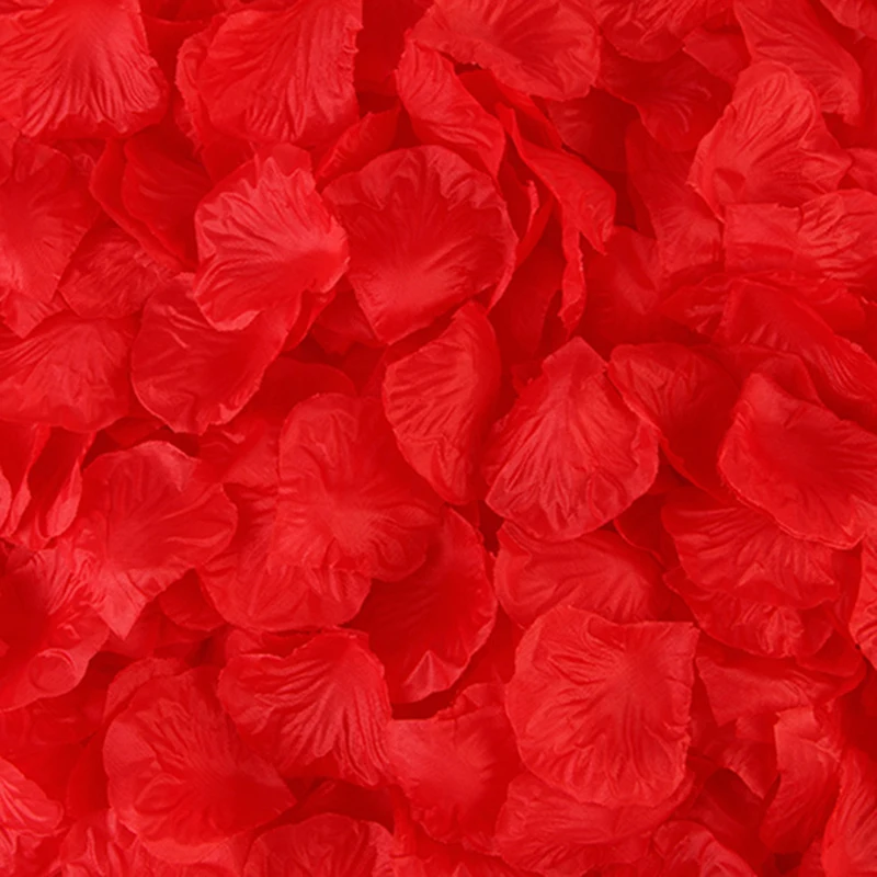 Artificial Rose Petals 100 pieces For Wedding Decoration