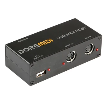 

DOREMiDi UMH-10 USB MIDI Host Box MIDI Host USB to MIDI Converter Adapter