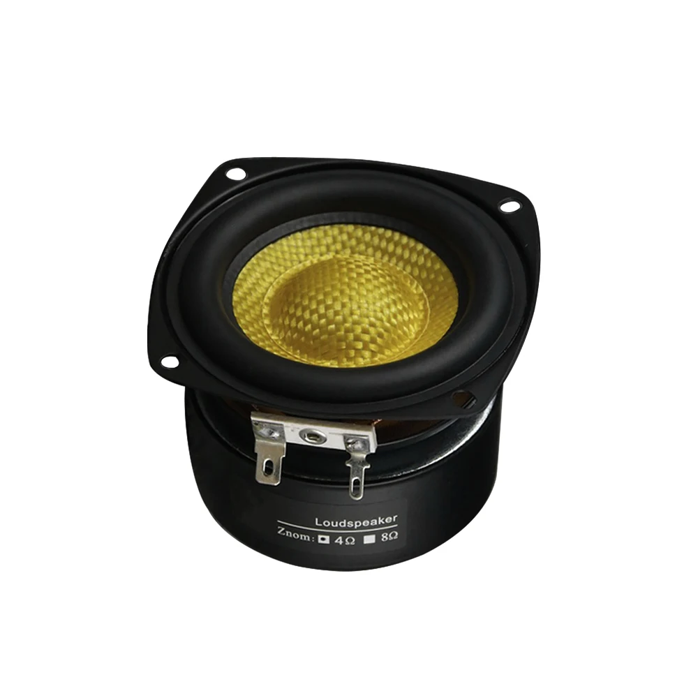 Computer Speakers Audio Speakers 1Pcs 3 Inch Woofer Speaker Fiberglass High-stroke Power HiFi Home Theater Bass 4 8 Ohm 50W Loudspeaker