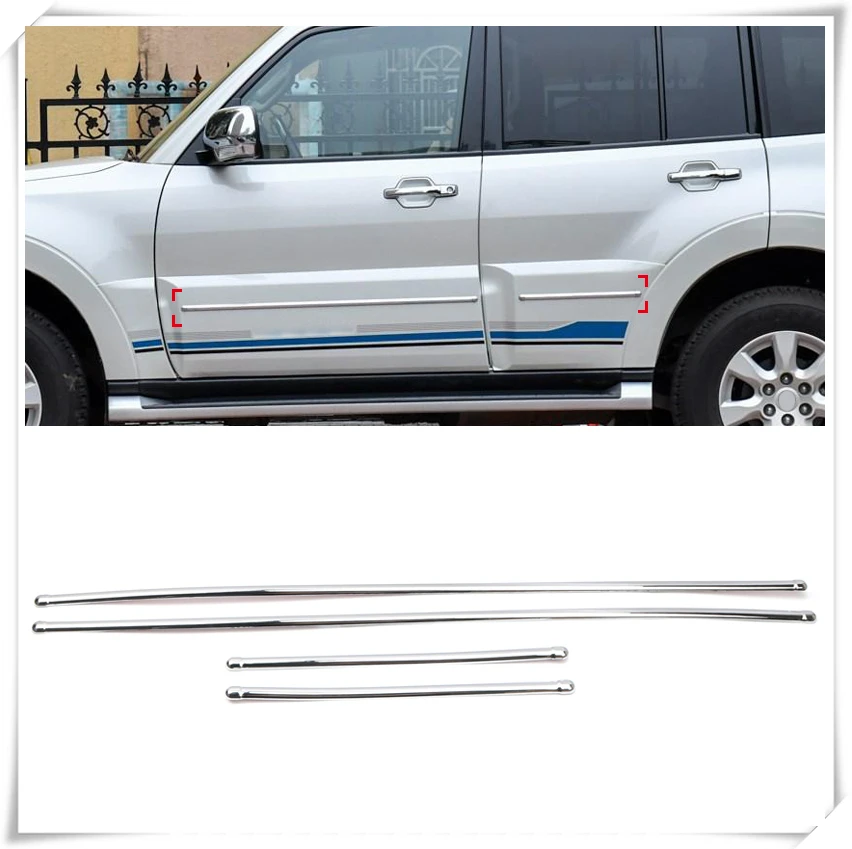 Для Mitsubishi Pajero V80 Shogun Montero ограниченная серия 5 дверей 2007 2019 АБС пластик