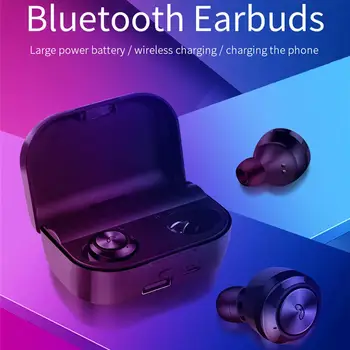 

A6 Portable TWS TTrue Wireless bluetooth 5.0 Earphone HiFi Stereo Sound Bilateral Call Portable Mini Sports Earbuds Headset