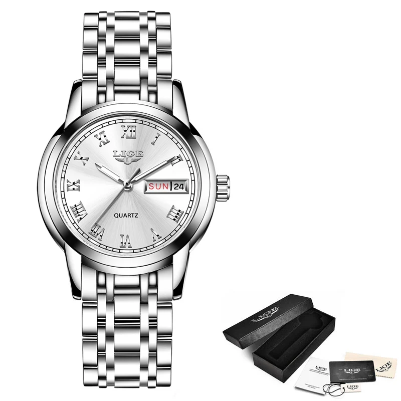 S Silver White
