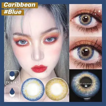 

2pcs Caribbean Seriers Colored Contact Lenses Eye Year Toss Contact Lenses Color Cosmetic Contact Lens for Eyes Bio-essence