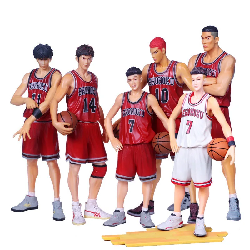 Экшн фигурка аниме SLAM DUNK с подставкой 5 стилей шанамичи сакураги рукава каэд