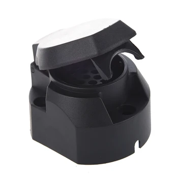 

13-Pin Trailer Socket 13-Pole Socket 12V Towbar Towing Caravan Truck N Type Vehicle End Plastic