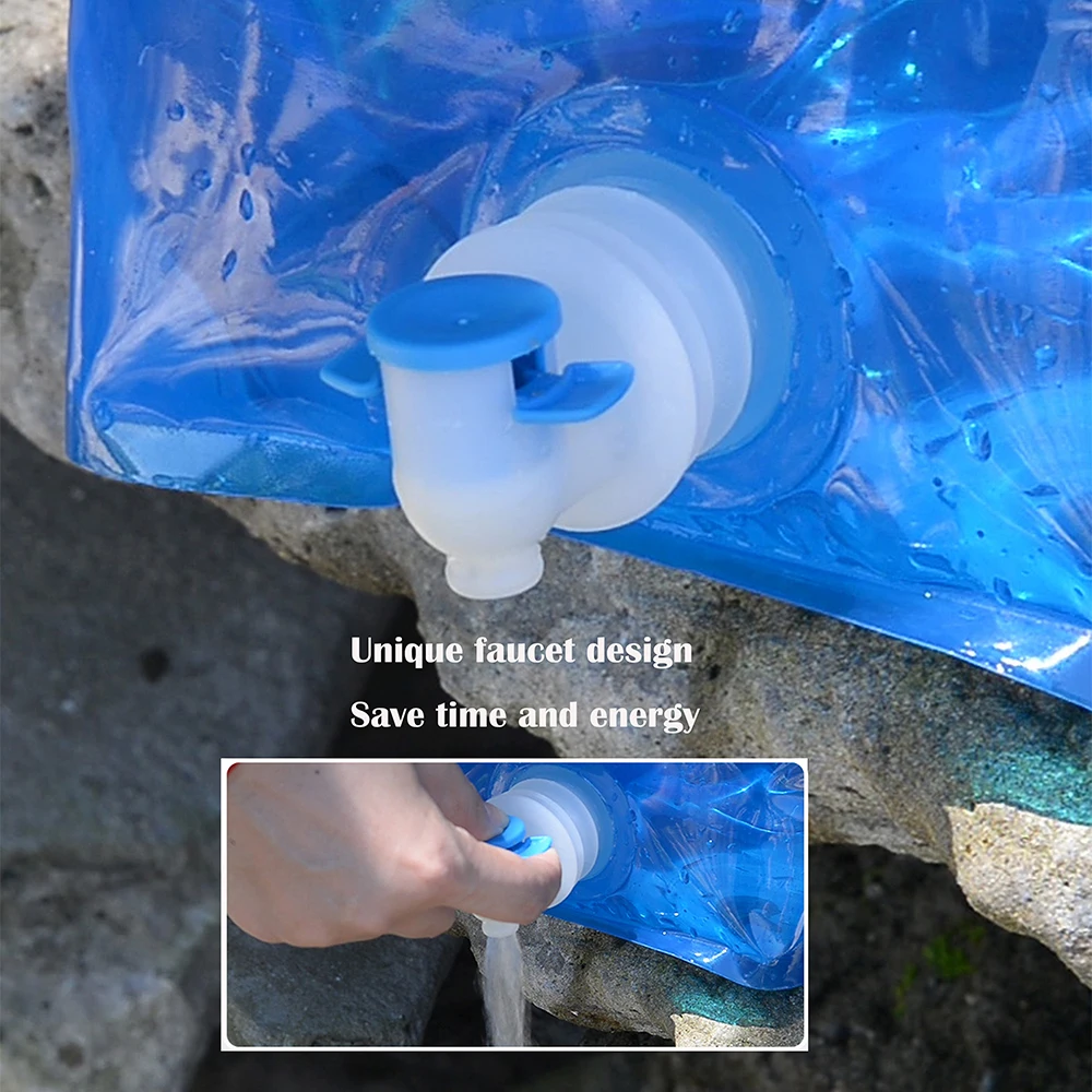 Outdoor Water Bags Foldable portable Drinking Camp Cooking Picnic BBQ Water Container Bag Carrier Car 5L/10L Tank