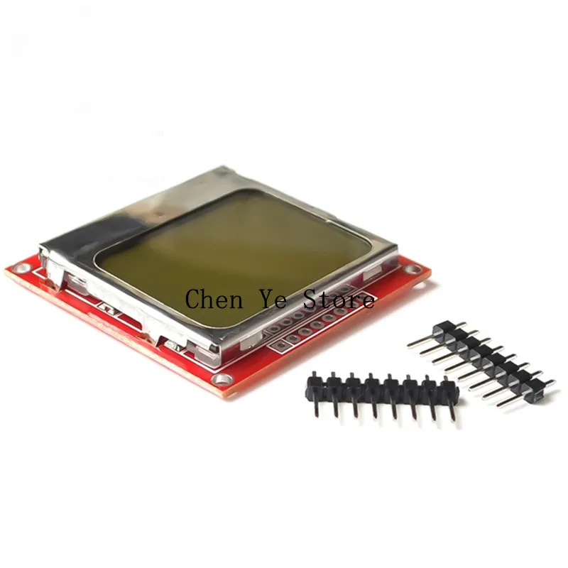 Spedizione Gratuita 2 Pezzi Di Alta Qualità Nokia 5110 Modulo Lcd Adattatore Retroilluminazione Rossa Pcb Per Nokia 5110 Per