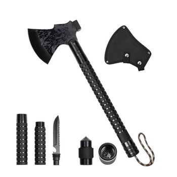 online Machado De Acampamento Multi-ferramenta Kit Sobrevivência Engrenagem Portátil Dobrável Hatchet Tomahawk Ferramenta Tática Com Bainha Para Caminhadas