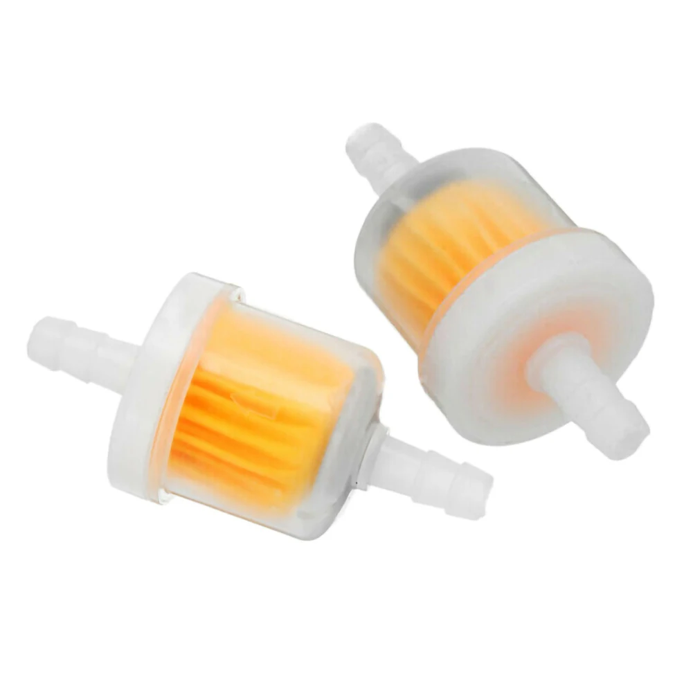 1x Universal Motorcycle Right Inline Fuel Filter For Parking Fuel HeatingHeater Diesel Gasoline Filter Oil For Car