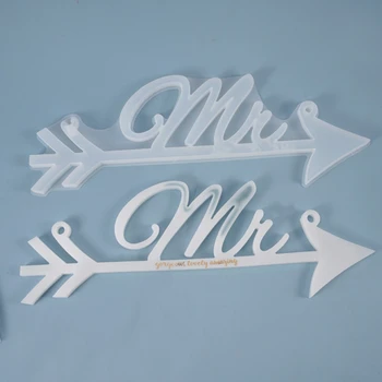 

Mr English alphabet Ornaments DIY Crafts Jewelry Crystal Epoxy Resin Mold Listed Door Plate Decoration Silicone Mould