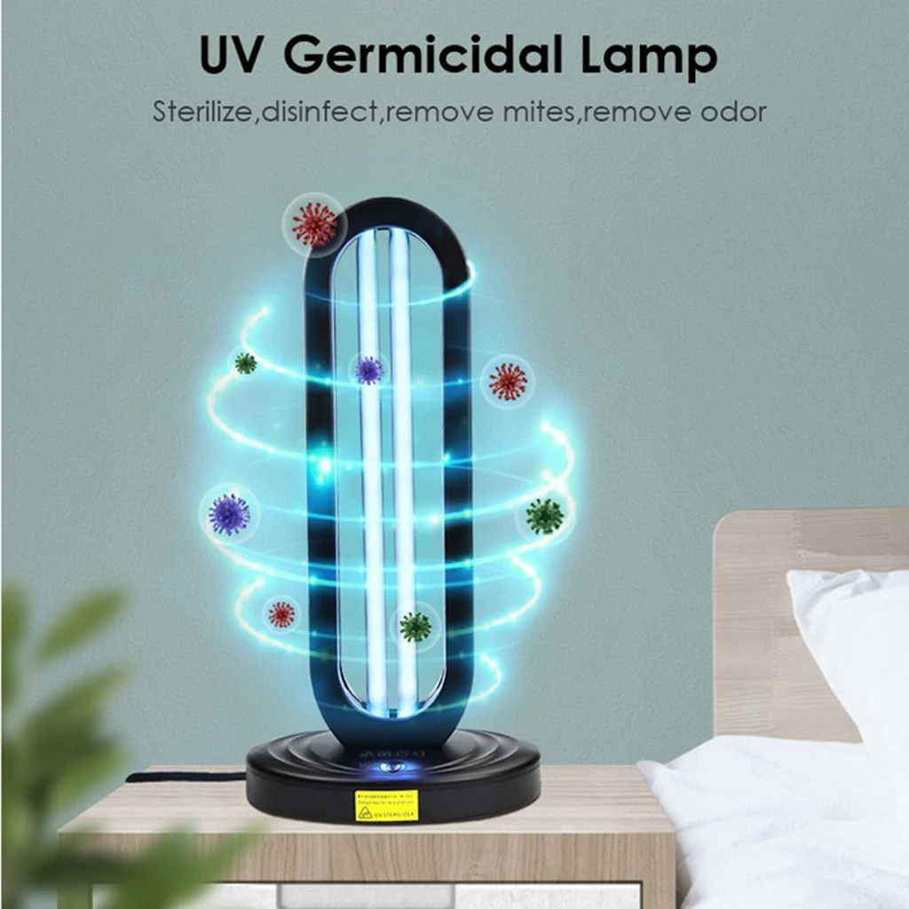 38W UV lamp Quartz Germicidal Disinfection UVC CFL Ozone LED Light Bulb Ultraviolet Sterilizer bacterial Kill Mite Home lamps