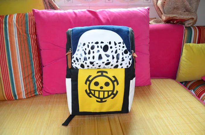 LEQUEEN One Piecee Death Surgeon Trafalgaron II Anime Student Bag Double Shoulder Nappy Bag Baby Diaper Bag Stroller Bag Hot