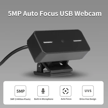 

USB webcam High Definition Camera 2/5 Million Pixels Auto Focus Webcam Built-in Microphone Drive-free Web Camera for PC Laptop