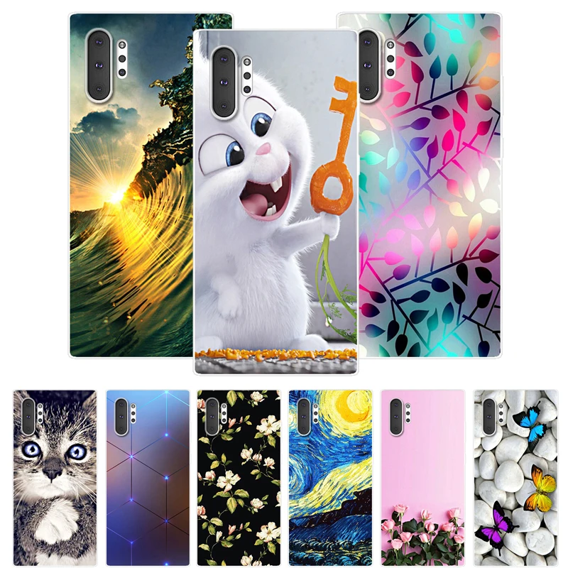 

Cartoon Funda For Samsung Galaxy Note 10 Plus Case Cute Fashion Printed Soft Tpu Silicon Phone Cover For Samsung Note 10 Case