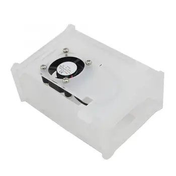 

Orange pi Transparent Acrylic Shell + Cooling Fan + Heat Sink Set Fit for Raspberry Pi 4 Model B Acrylic Shell