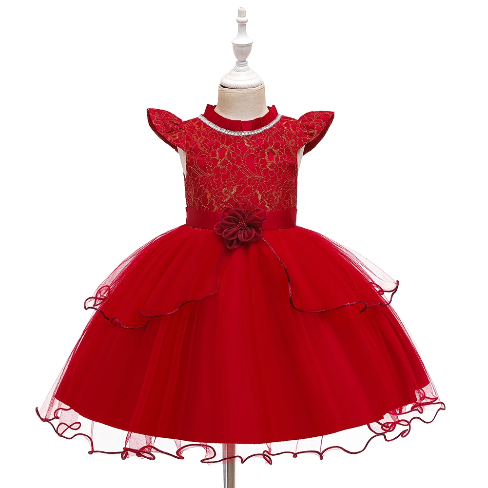 Праздничное платье для малышей Новая детская одежда для сцены для детей от 2 до 10 лет высококачественное детское платье принцессы