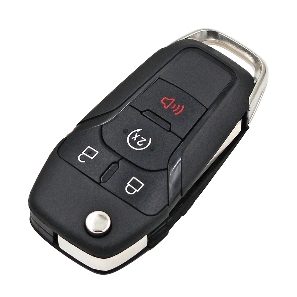 Car Remote Key Flip Remote Key FSK 902MHz PCF7945P/HITAG 49 Chip For Ford F150 F250 F350 F450 F550 Raptor Ranger Fusion FCC ID N5F-A08TDA HU101