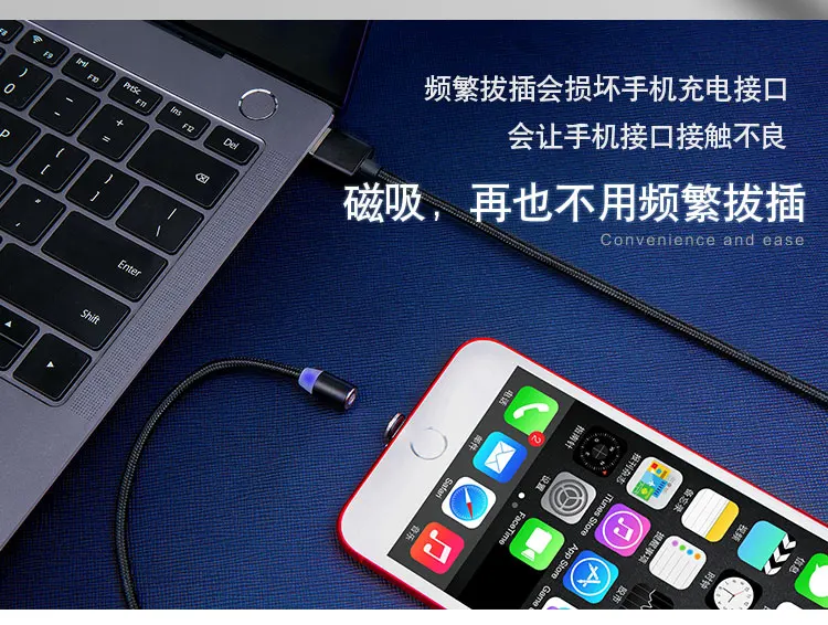 Магнитный usb-кабель 100 см для зарядки Apple iPhone 11 PRO X XS MAX XR 5 5S SE 6 6S 7 8 Plus ipad mini air 2