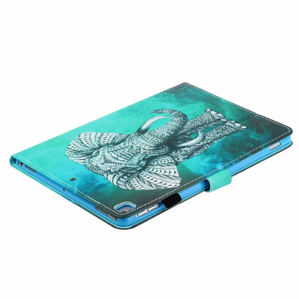 Модный цветной кожаный чехол для планшета для нового IPad 7th Gen Pro 10,2 дюймов Мягкая силиконовая задняя защитная крышка+ ручка
