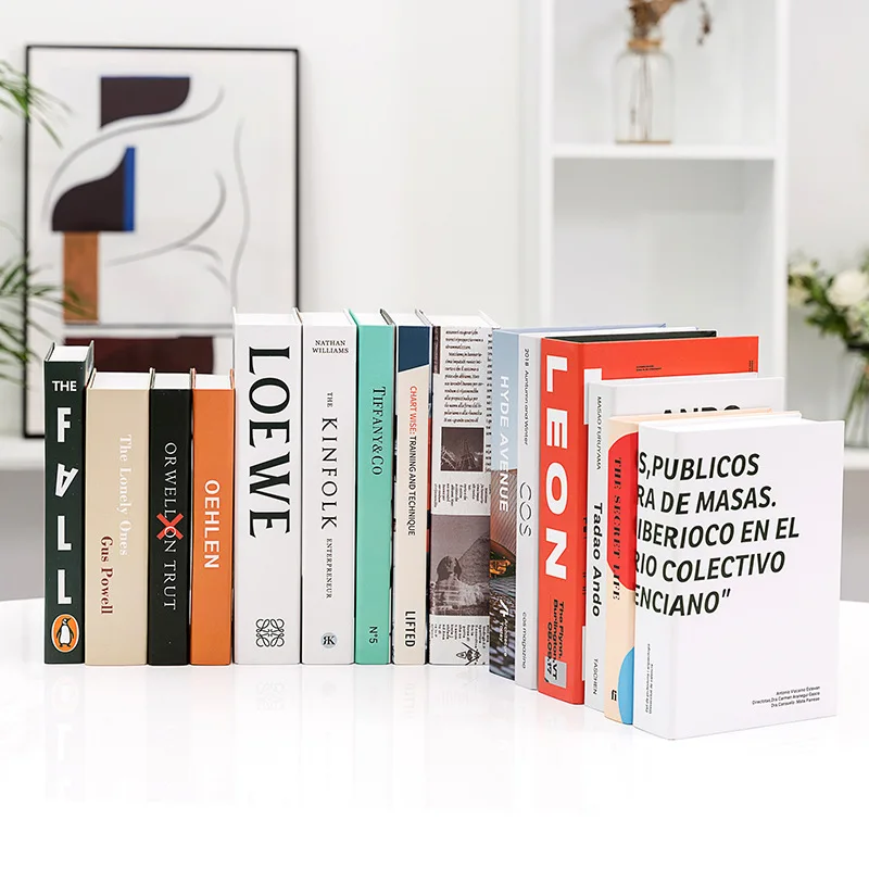 Современная простая декоративная книга для дома имитация книги декор клуба