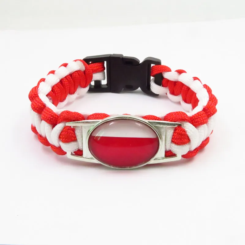 Infinity Love Poland Bracelet Fashion Poland Flag Bracelets Polska Flag ...