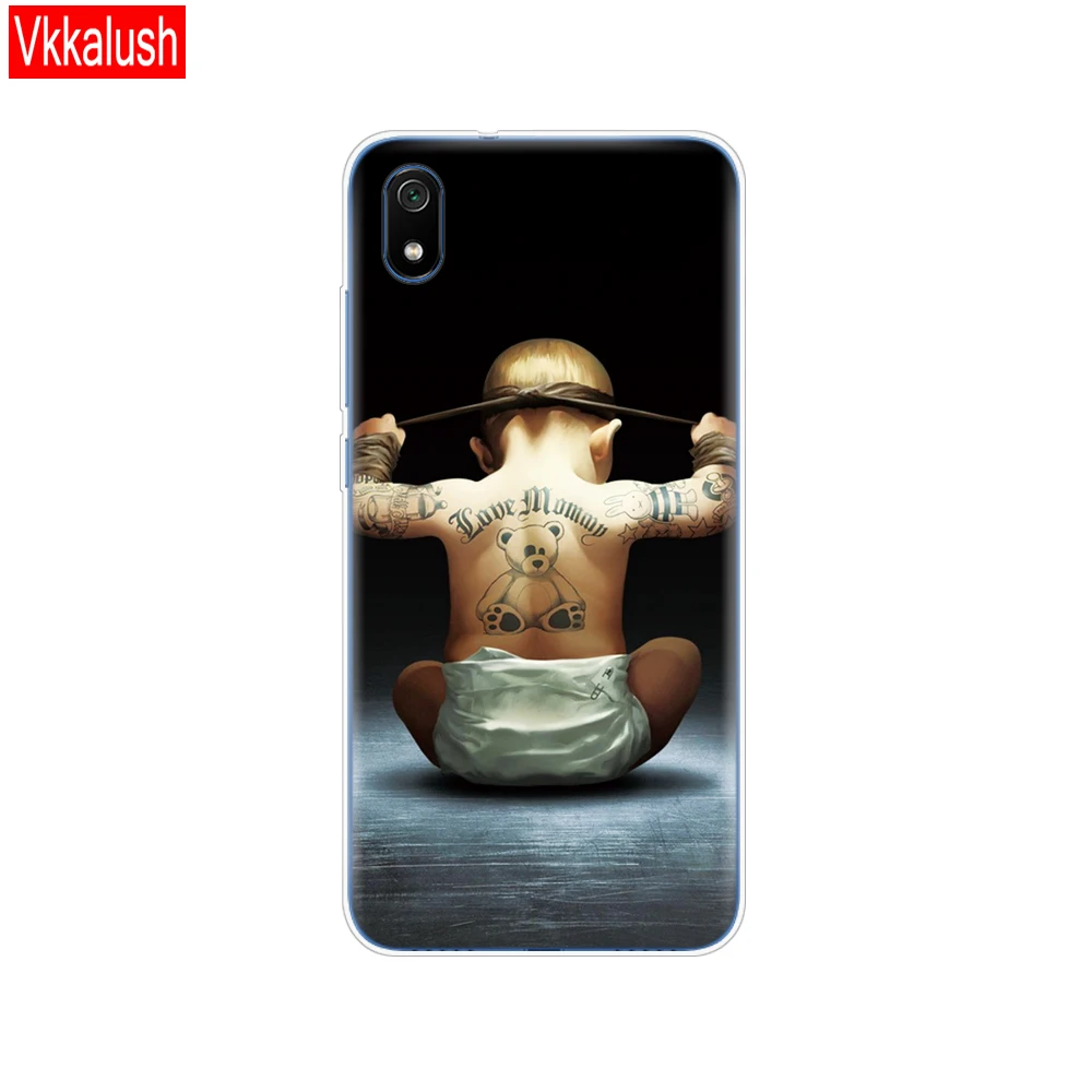 Чехол для Xiaomi redmi 7a чехол s полная защита Мягкий ТПУ силиконовый чехол на заднюю панель для redmi 7 A бампер redmi 7a чехол для телефона с кошкой - Цвет: 80256