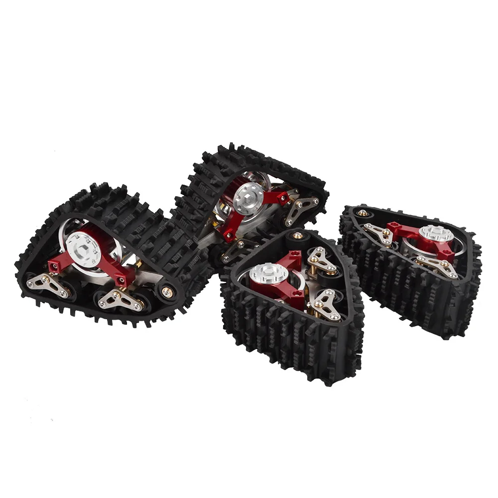 

RCAIDONG TRX4 Tracks Wheel Sandmobile Conversion Snow Tire for Traxxas TRX-4 1/10 RC Crawler Car