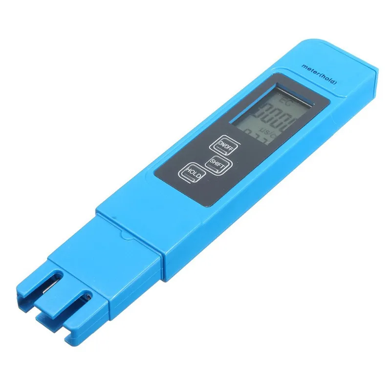 

3 in 1 Digital LCD TDS EC Temperature PPM Meter Tester Filter Pen Stick Water Quality Purity Tester 0-9990ppm