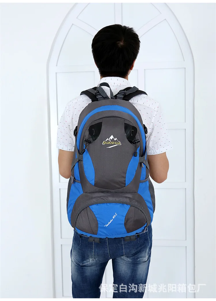 New Style Outdoor Large-Volume Backpack Sports Backpack Mountaineering Bag Men And Women Hiking Bag Travel Bag Customizable