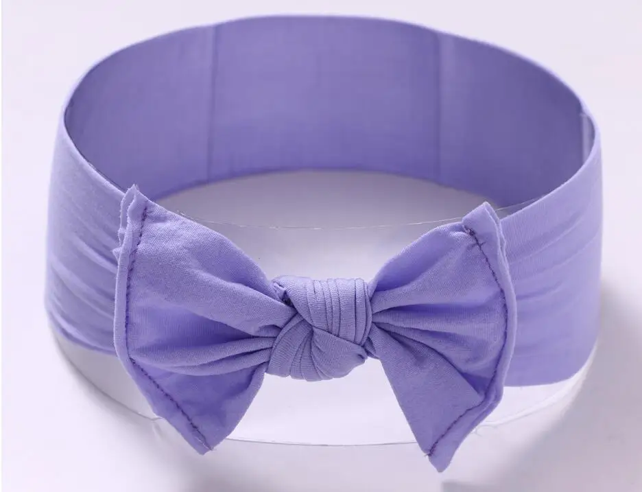 36PC/lot Bulk Baby Newborn Kids Handmade Nylon Headbands,Knotted Bow wide Nylon Headband,Children Girl Headwear Hair Accessories