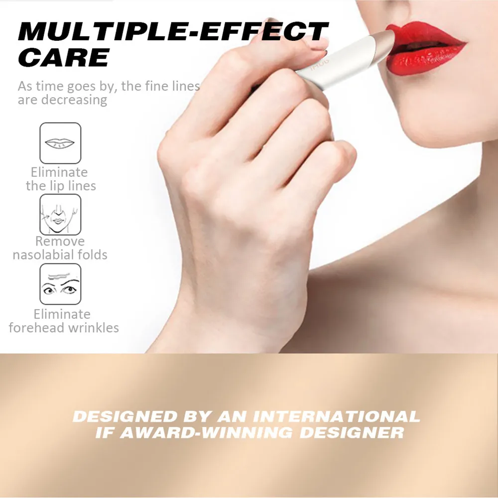 Electric Eye Massager Mini Eyes Wrinkle Dark Circles Removal Pen Anti Aging Massager Negative Ion Vibration Face Lifting Tool