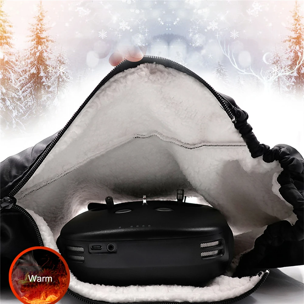 Buy Remote Control Transmitter Windproof Warm Glove for DJI Mavic Mini Controller PC Parts for Spark for FPV Transmitter Accessories