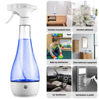 

Electric Hypochlorite Generator Home Spray Bottle 500ml for Hotel Office Disinfection Water Manufacturing Instrument
